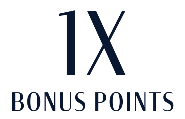 1X BONUS POINTS