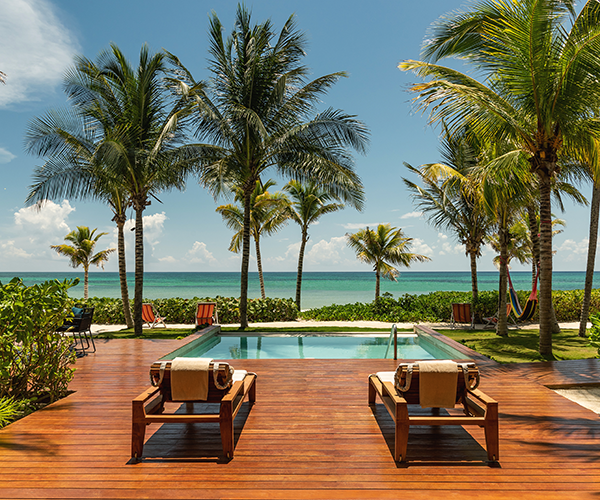 Pool and beach