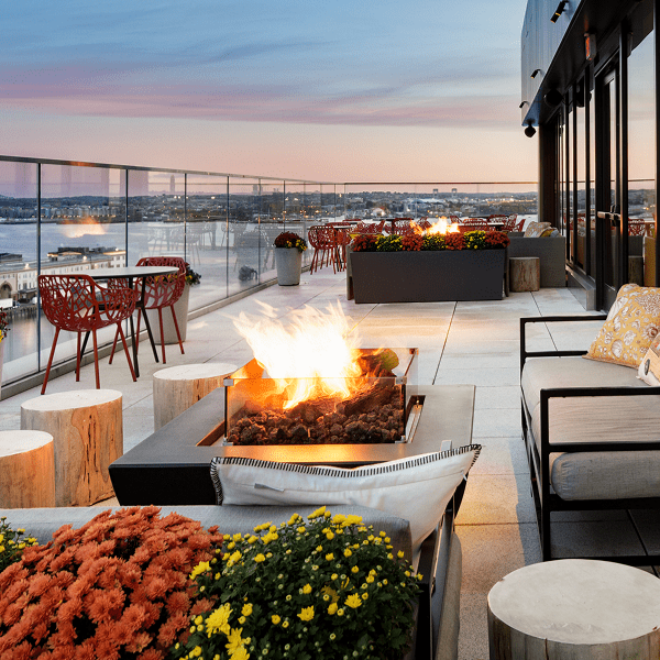 Resort patio