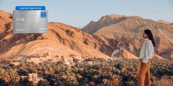 Woman overlooking a desert valley